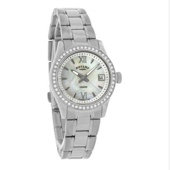 NIB HAVANA MOTHER of pearl SS watch Rotary Brand main image 9